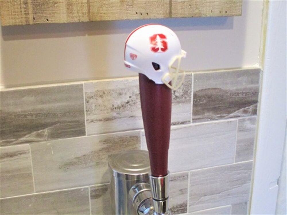 NCAA Tap Handle Stanford Cardinal Football Kegerator Pub Ale Pull Brew Beer